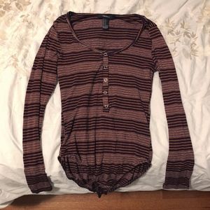 Forever 21 body suit long sleeve